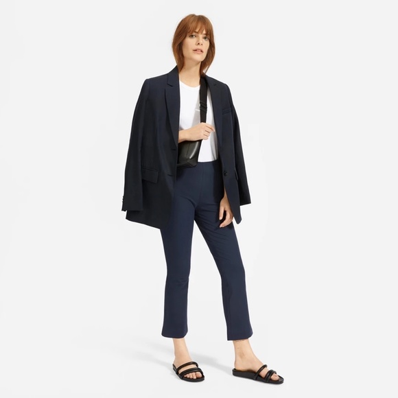 Everlane Pants - Everlane Kick Crop Work Pant 4 Navy NWOT